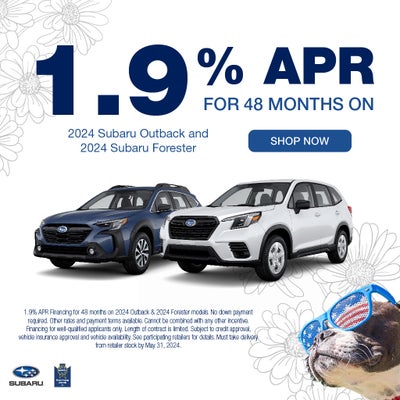 1.9% APR For 48 Months